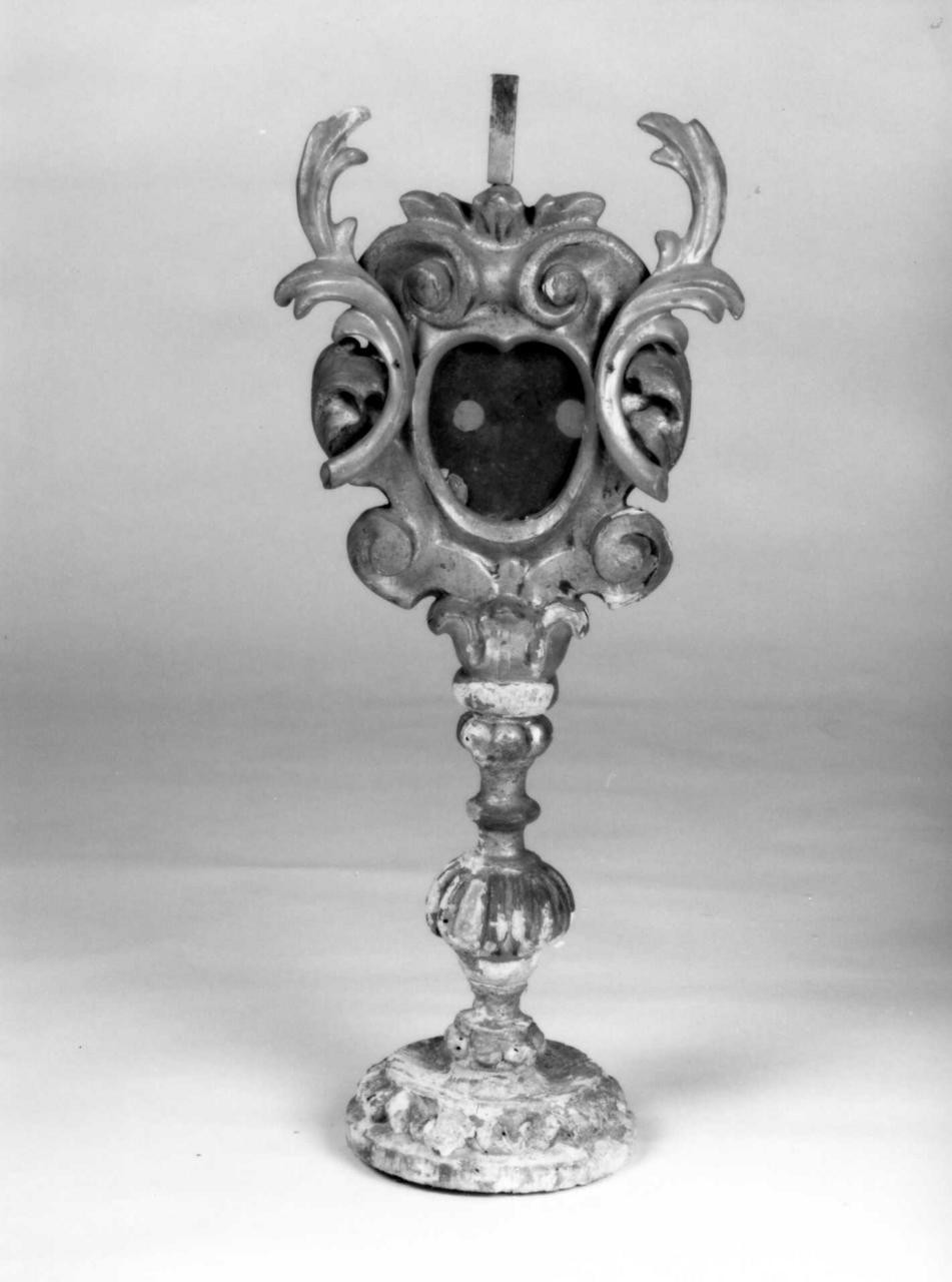 reliquiario - a ostensorio, serie - bottega emiliana (seconda metà sec. XVII)
