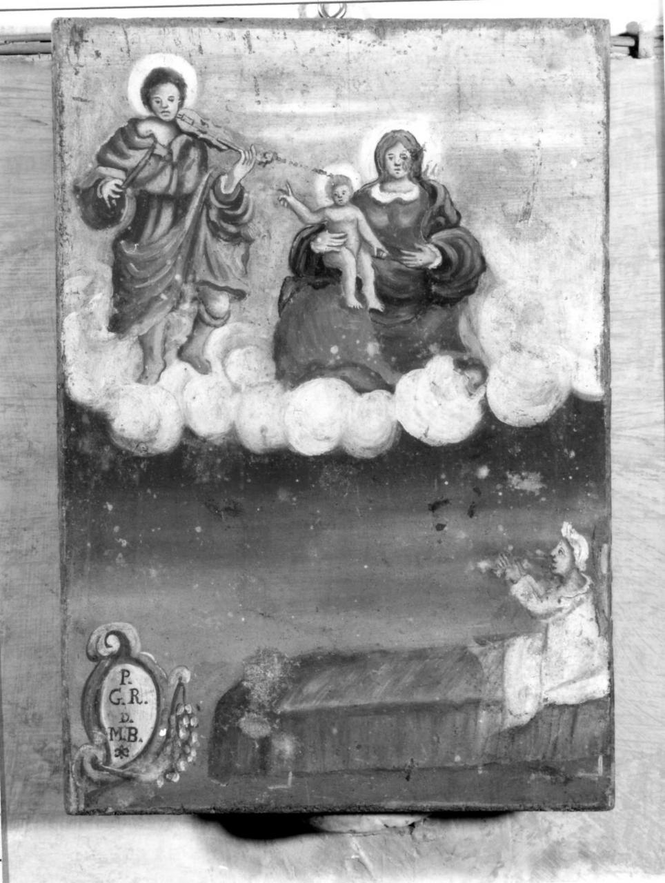 miracolo della Madonna per intercessione di San Genesio (dipinto) - ambito reggiano (prima metà sec. XIX)