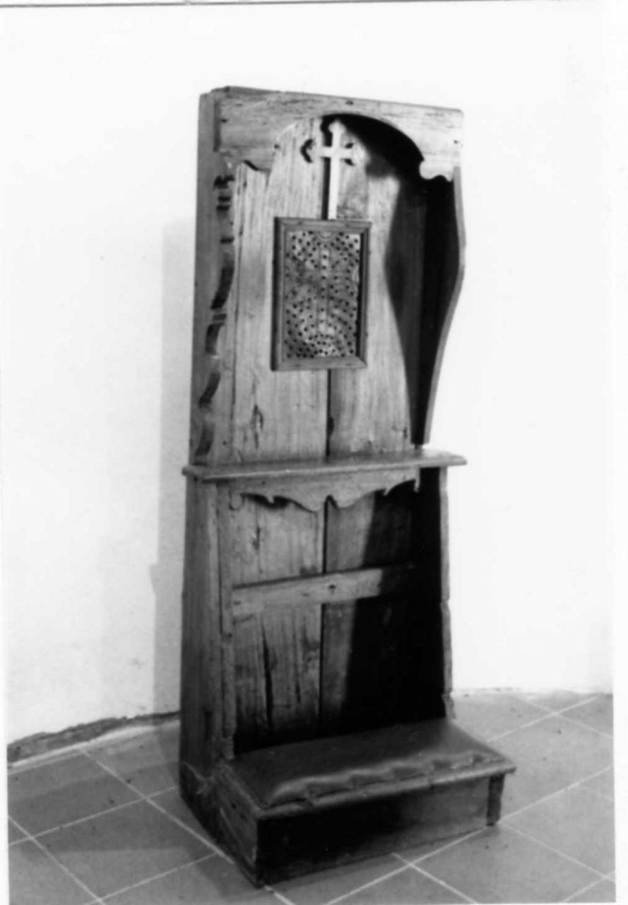 confessionale - bottega emiliana (sec. XVII)