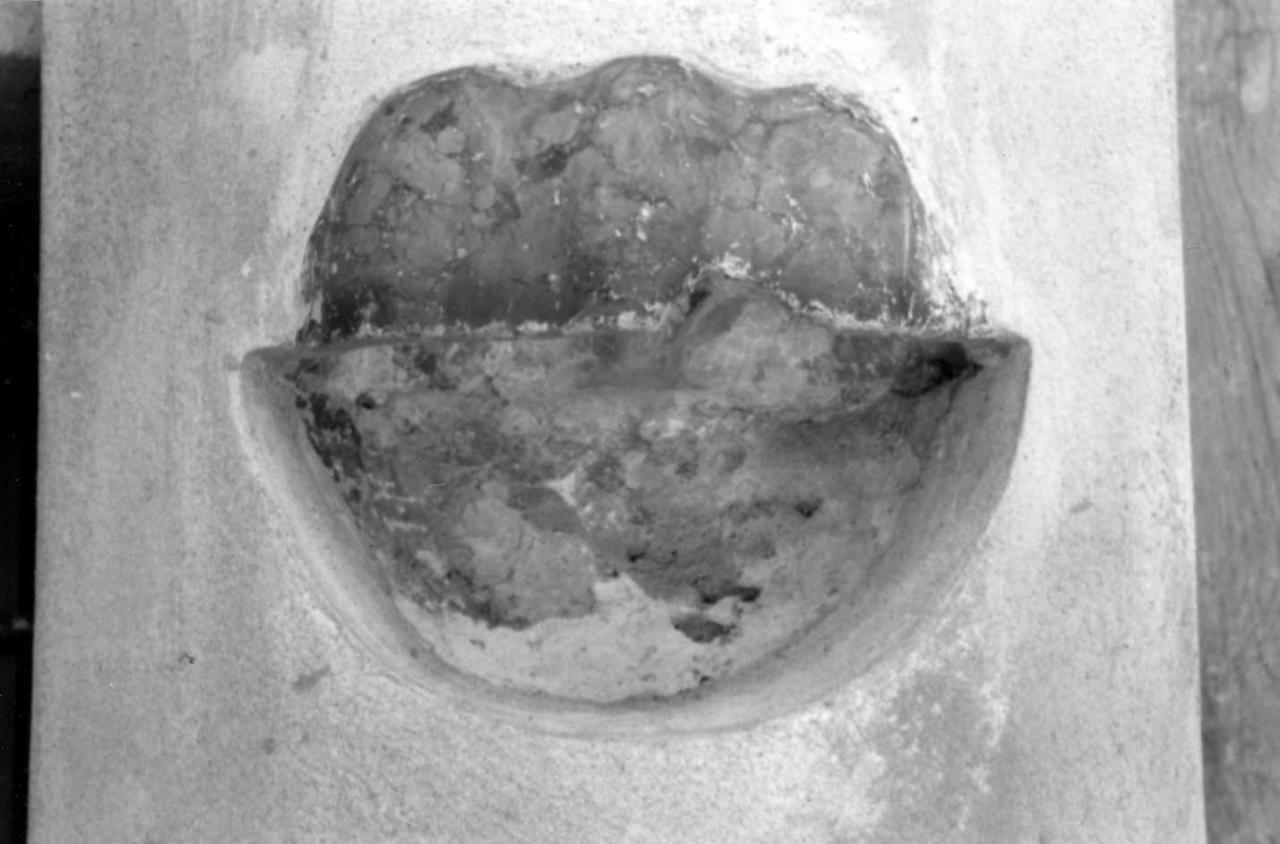 acquasantiera da parete - bottega emiliana (prima metà sec. XVII)