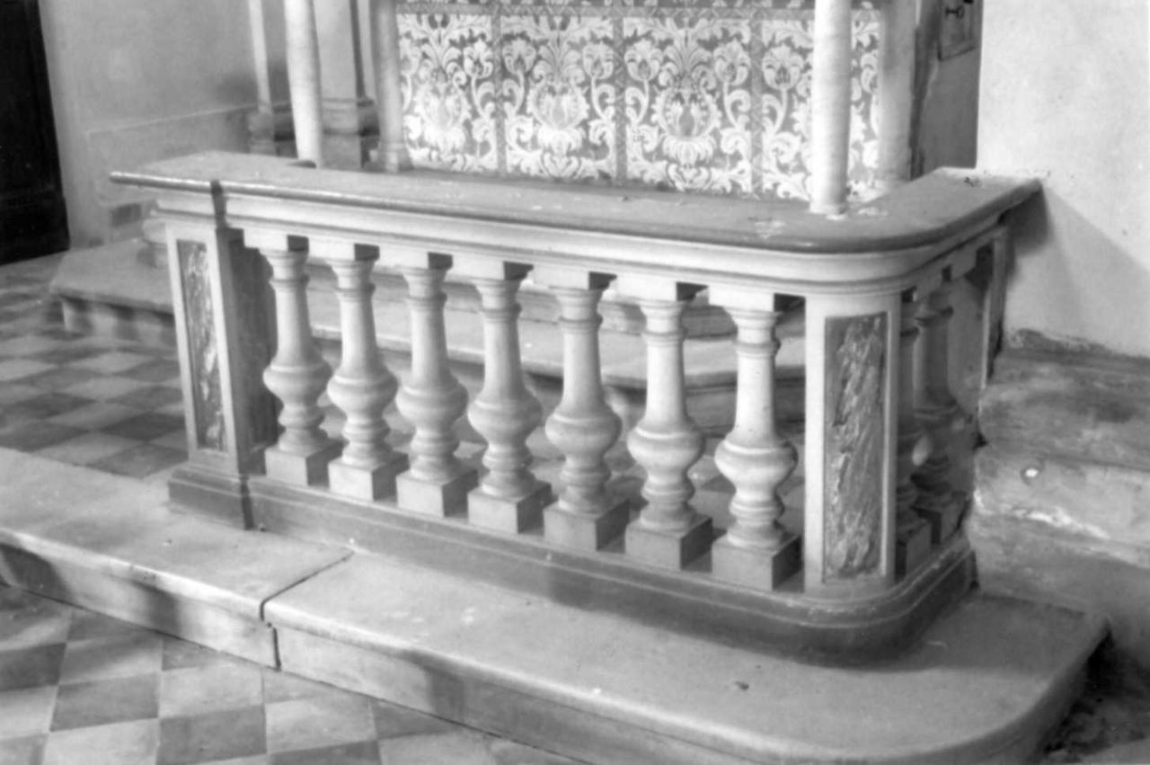 balaustrata - bottega emiliana (prima metà sec. XVII)