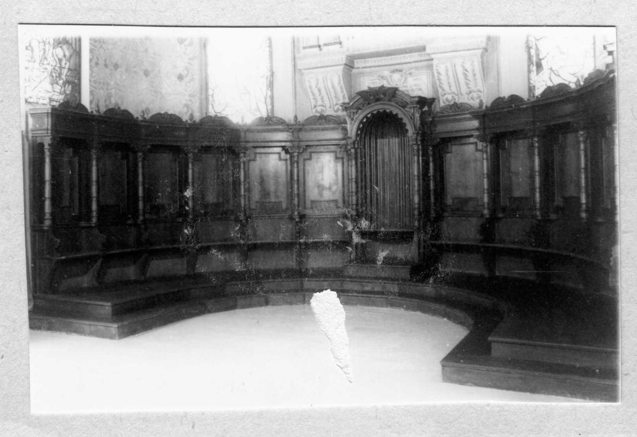 stalli del coro - bottega modenese (fine sec. XIX)