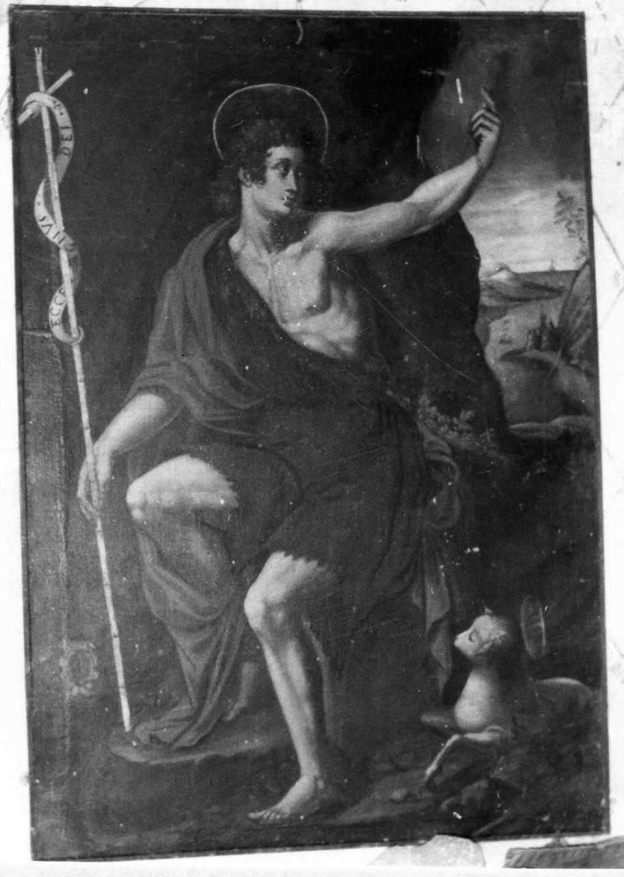 San Giovanni Battista (dipinto) di Brunetti Orazio detto Orazio Fiorentino (inizio sec. XVII)
