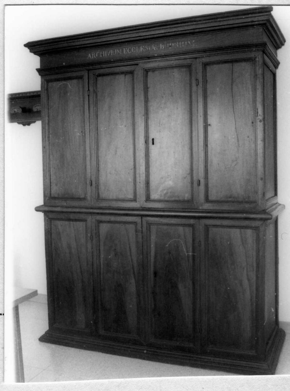 armadio per archivi - bottega emiliana (prima metà sec. XVII)