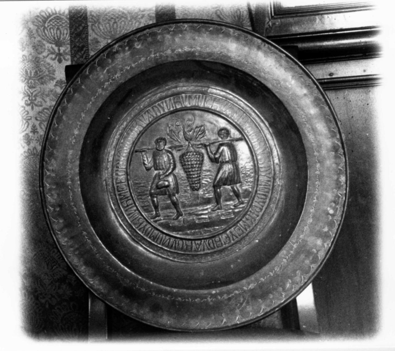 piatto per elemosine - bottega tedesca (inizio sec. XVI)