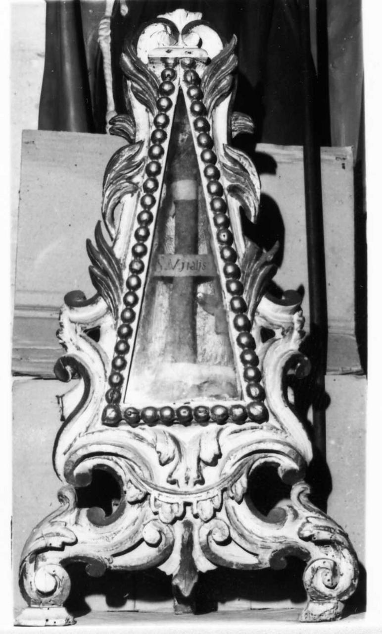 reliquiario architettonico - a piramide, serie - bottega emiliana (seconda metà sec. XVII)