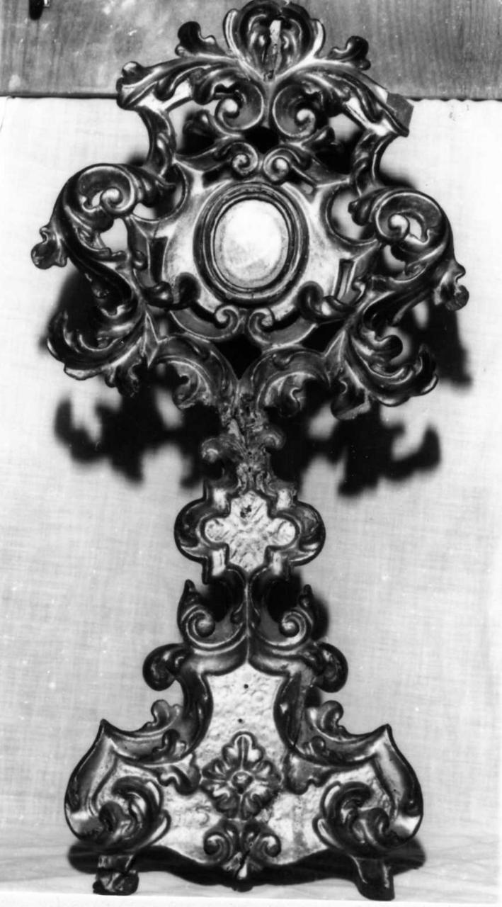reliquiario - a ostensorio - bottega emiliana (seconda metà sec. XVIII)
