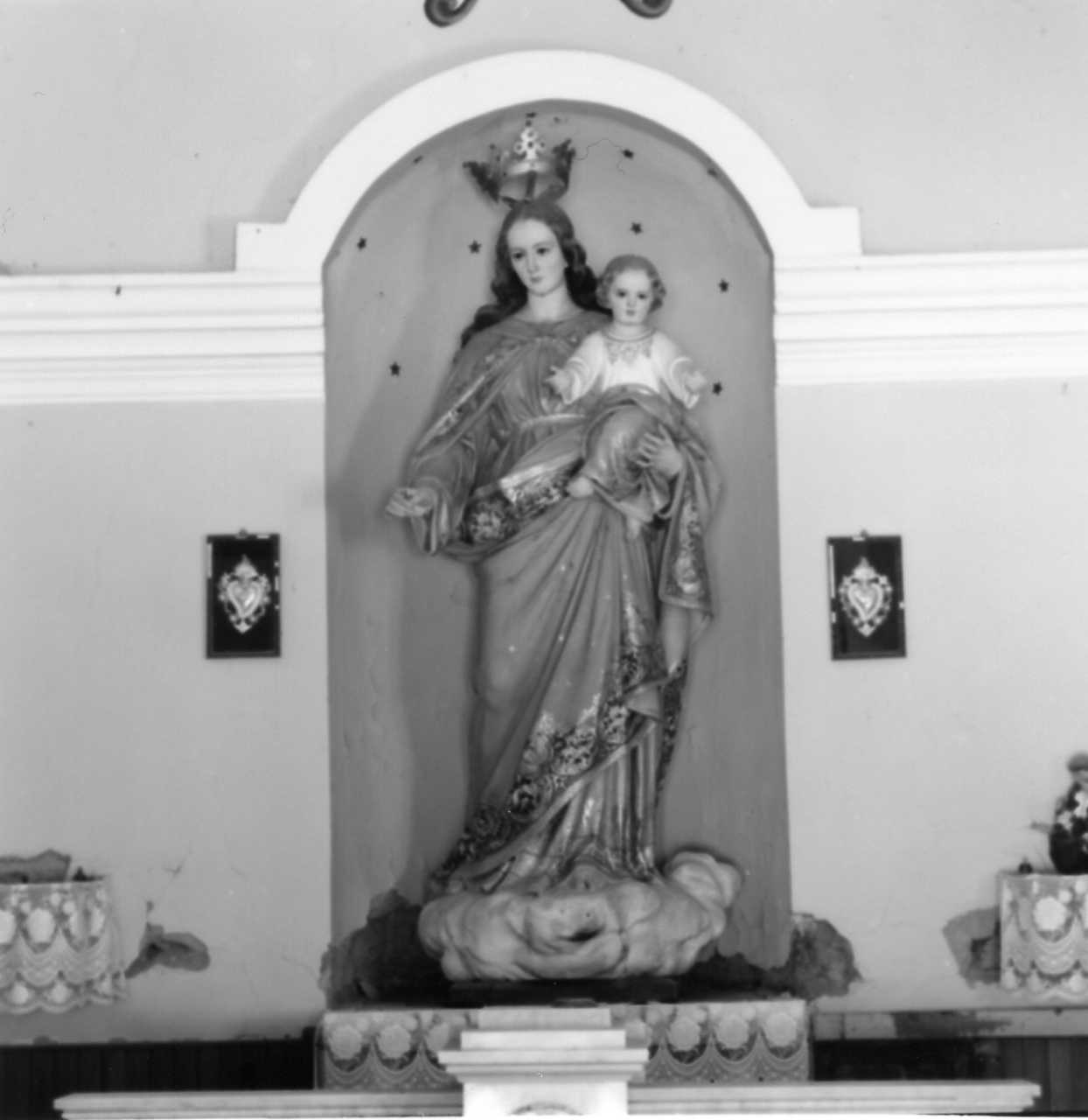 Madonna con Bambino (statua) - bottega Italia settentrionale (primo quarto sec. XX)