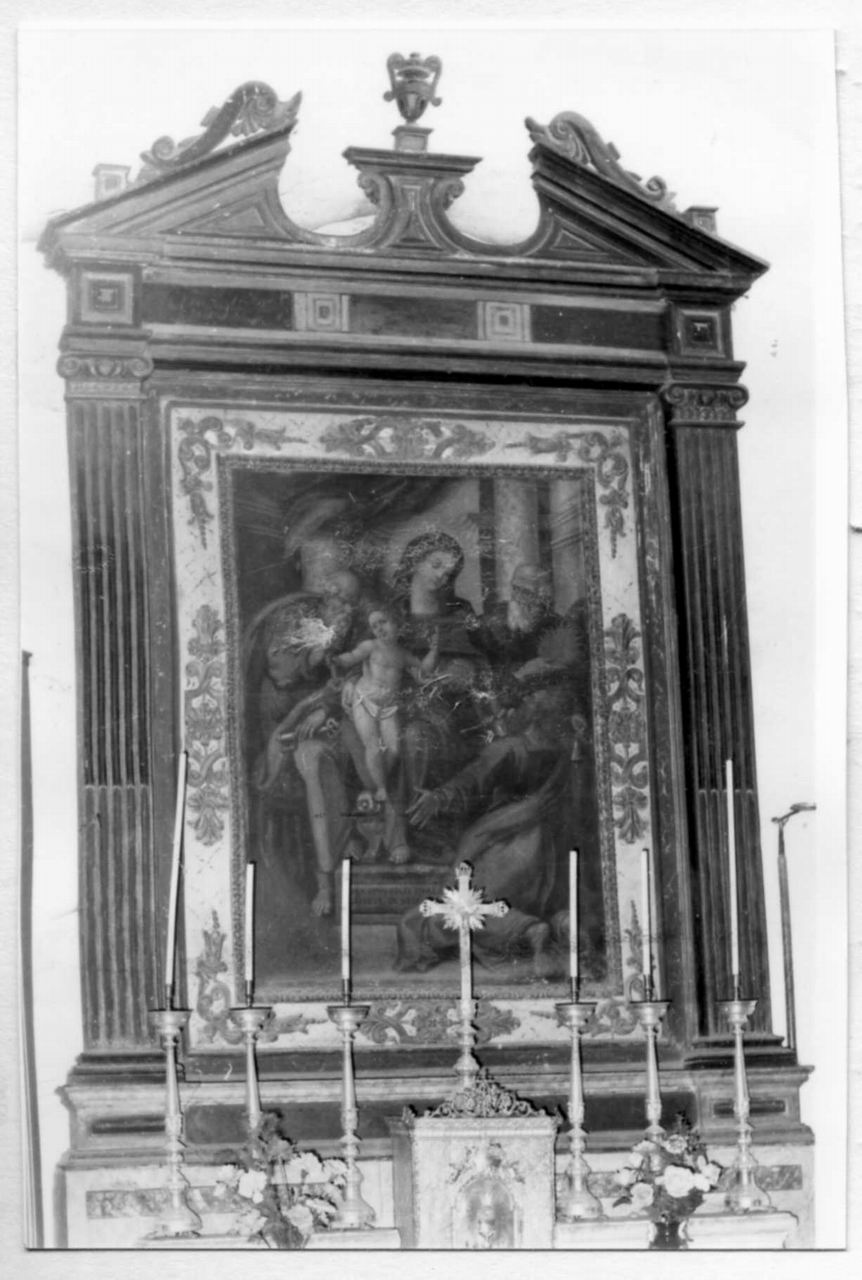 motivi decorativi architettonici (ancona) - bottega modenese (inizio sec. XVII)