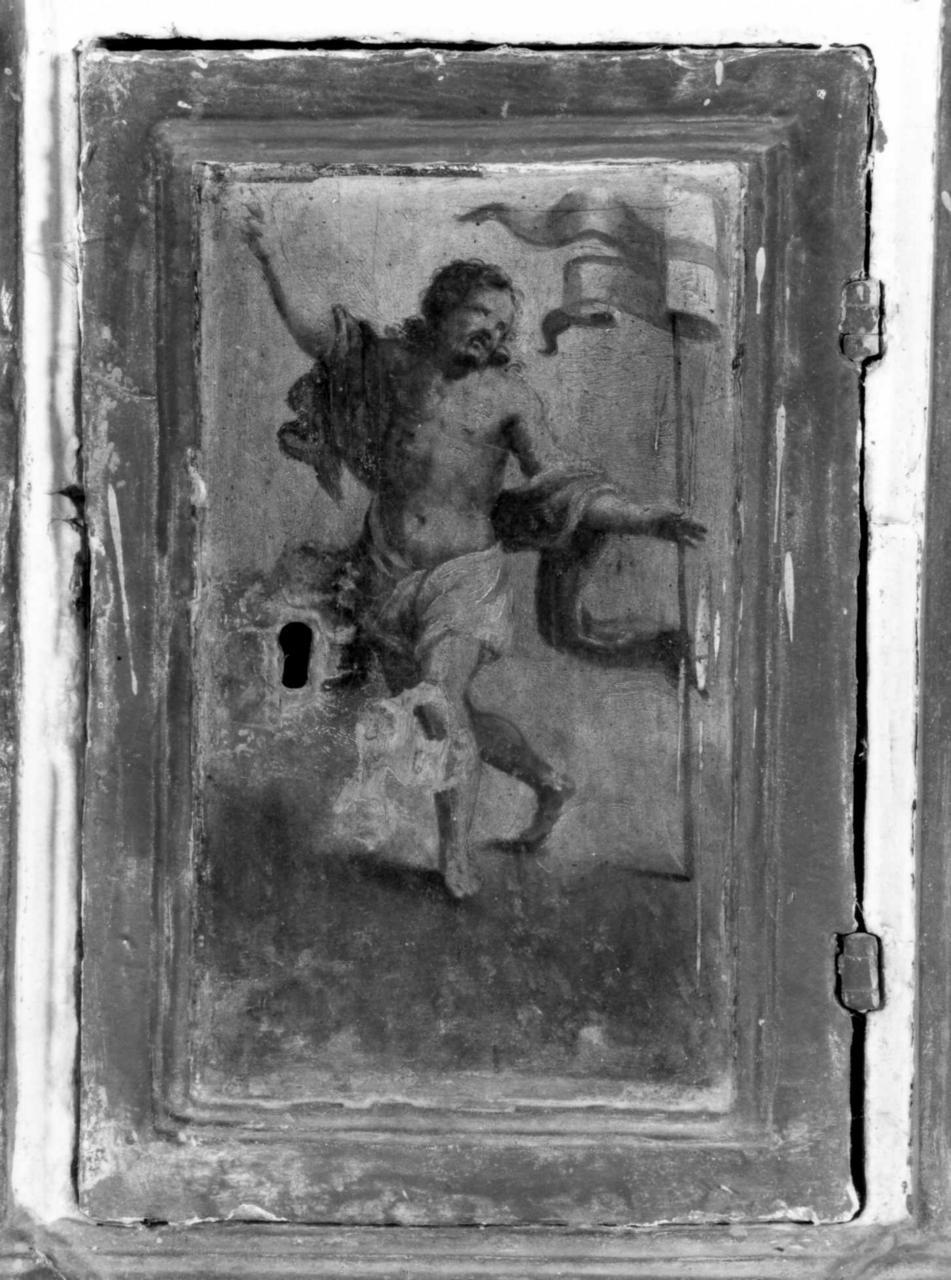 Cristo risorto (sportello di tabernacolo) - ambito emiliano (inizio sec. XVII)