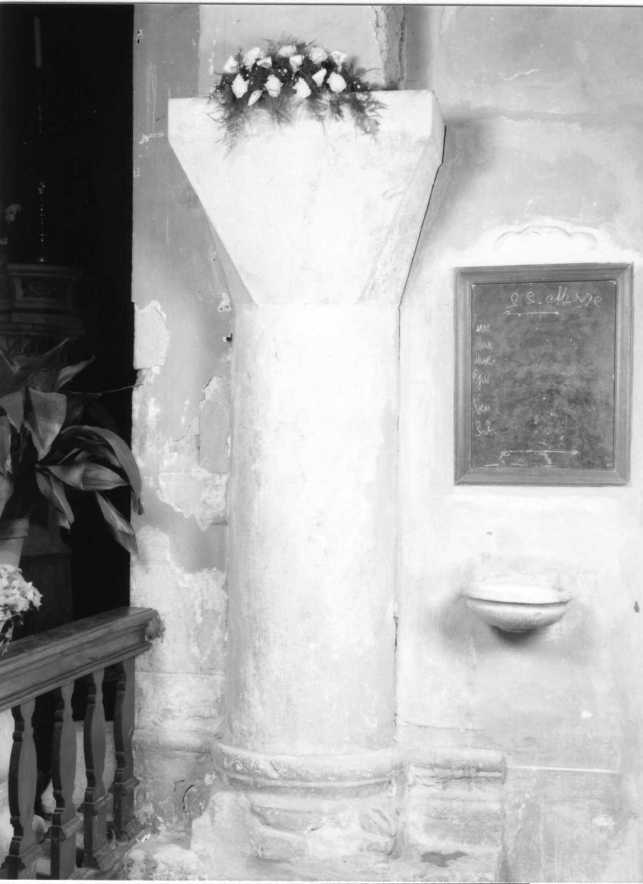 colonna - bottega emiliana (prima metà sec. XII)