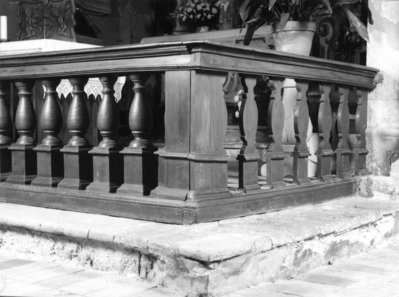 balaustrata - bottega emiliana (secondo quarto sec. XVII)