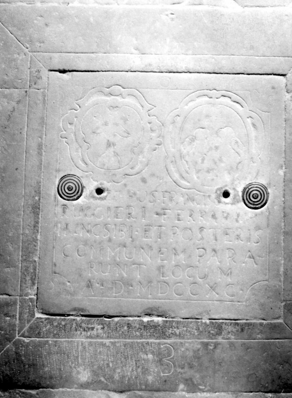 lapide tombale - bottega modenese (sec. XVIII)