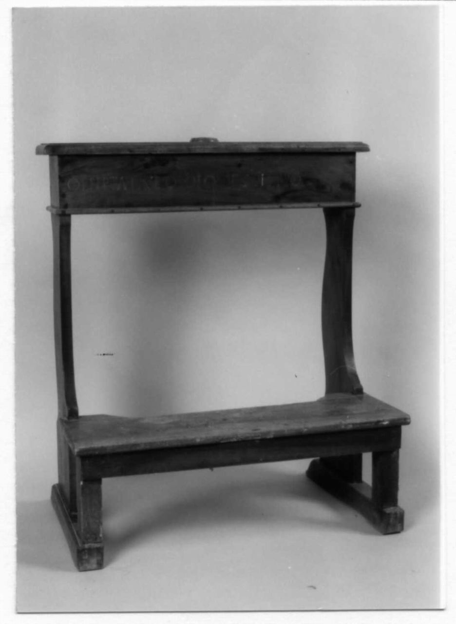 inginocchiatoio - bottega modenese (fine sec. XVIII)