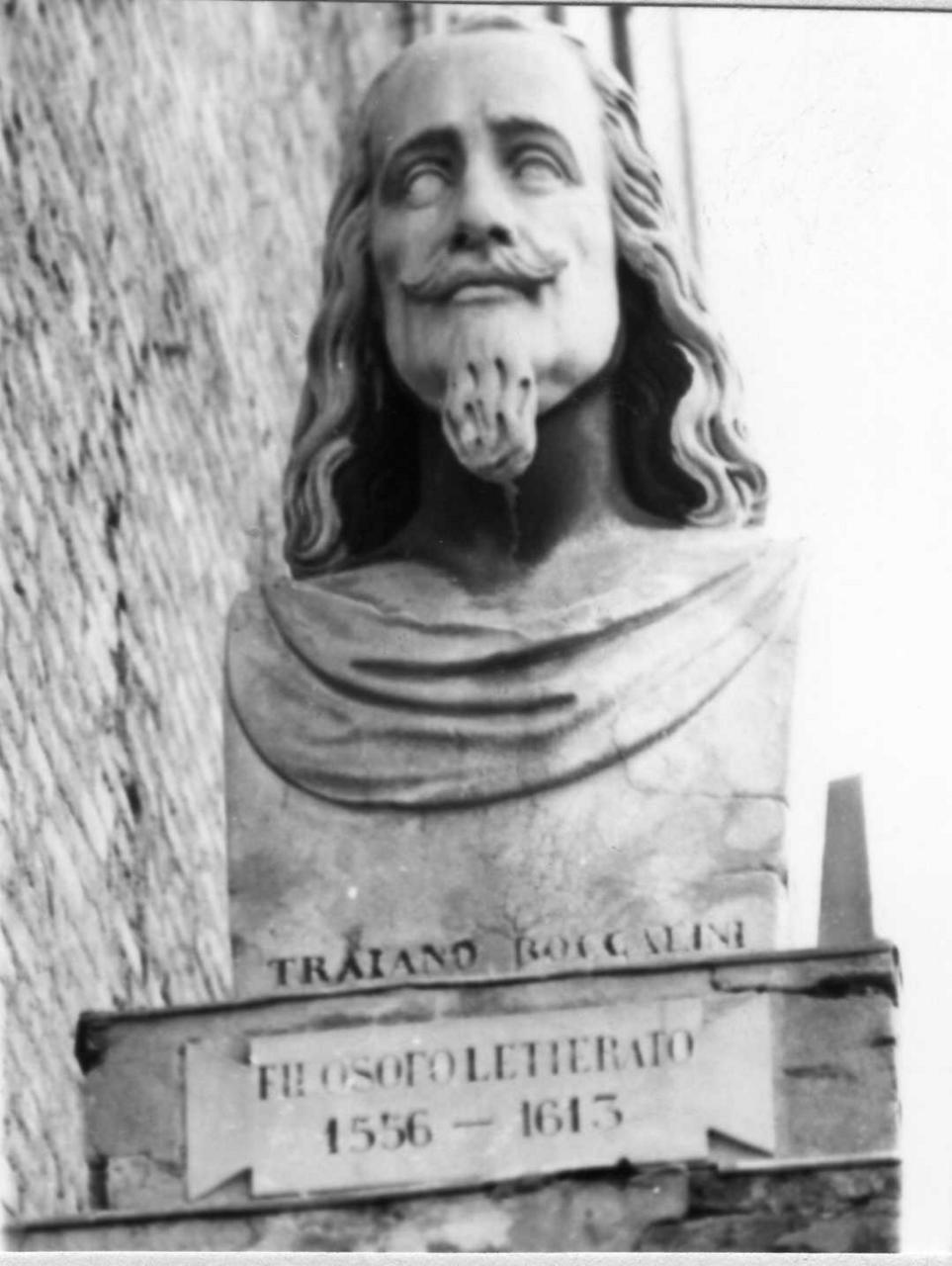busto di Traiano Boccalini (scultura) - bottega carrarese (sec. XIX)