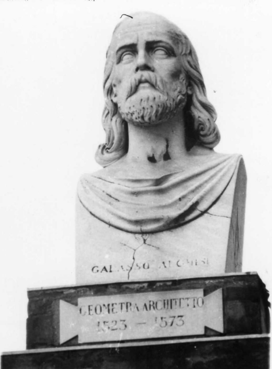 busto di Galasso Alghisi (scultura) - bottega carrarese (sec. XIX)