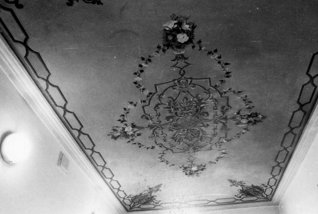 elementi decorativi (soffitto dipinto) di Manzini Ferdinando (sec. XIX)