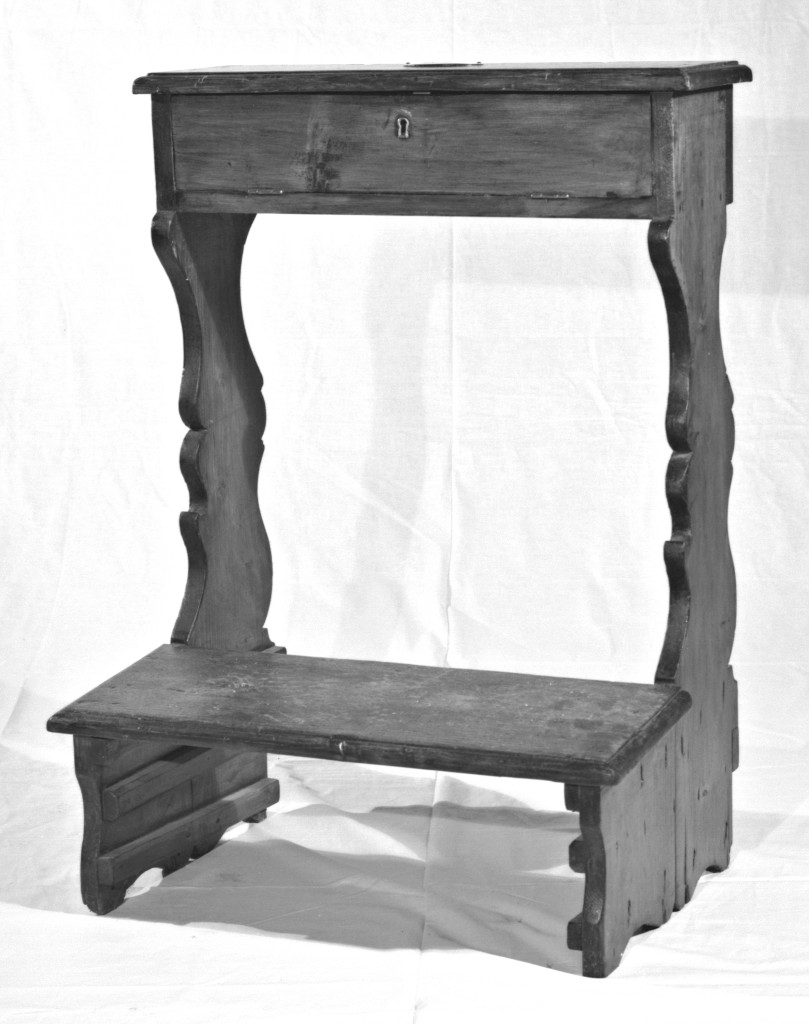 inginocchiatoio, serie - manifattura emiliana (seconda metà sec. XVIII)