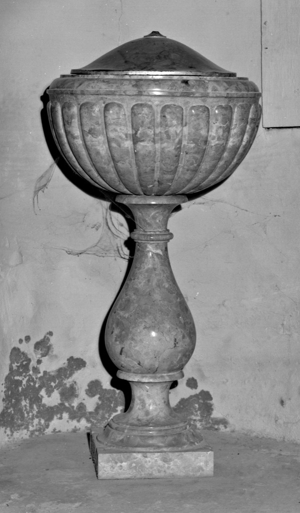 fonte battesimale - bottega veronese (metà sec. XVII)
