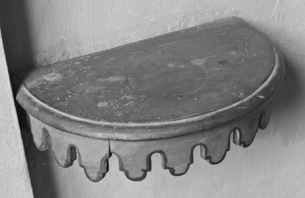 mensola, serie - manifattura emiliana (fine/inizio secc. XIX/ XX)