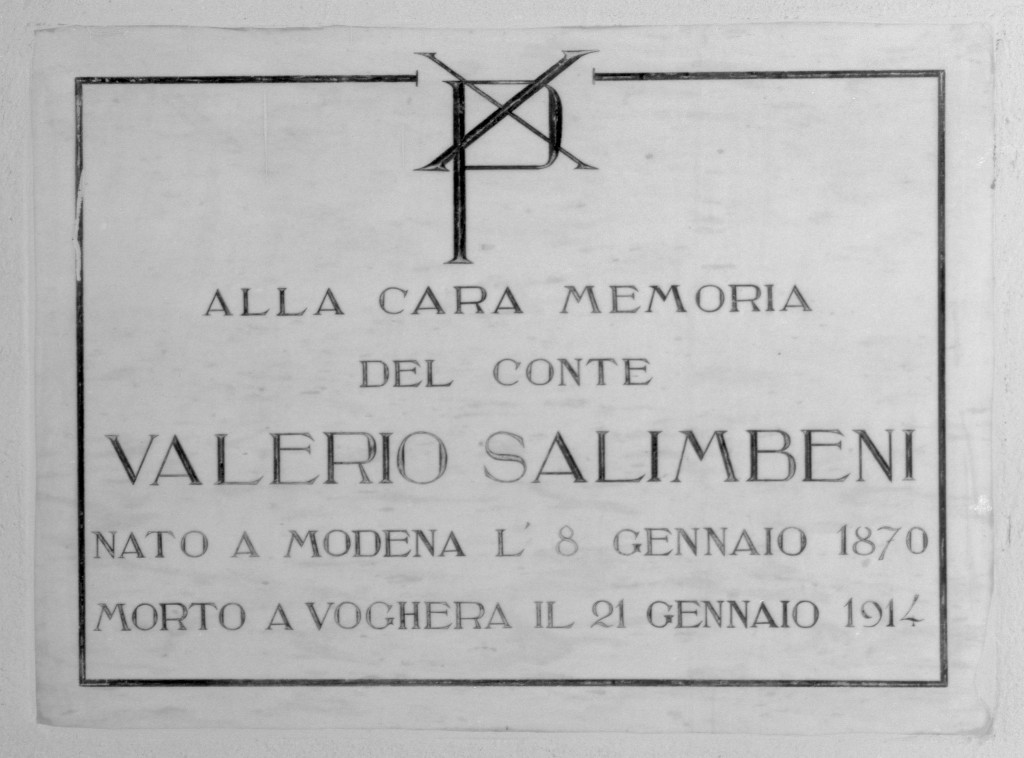 lapide tombale - produzione modenese (sec. XX)