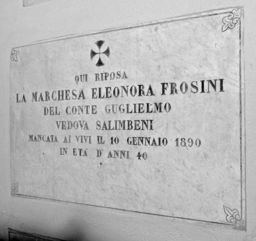 lapide tombale - produzione modenese (sec. XIX)