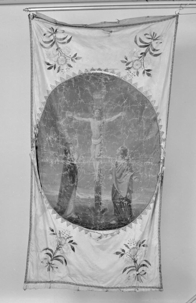 Pietà (stendardo processionale) - produzione modenese (fine/inizio secc. XIX/ XX)