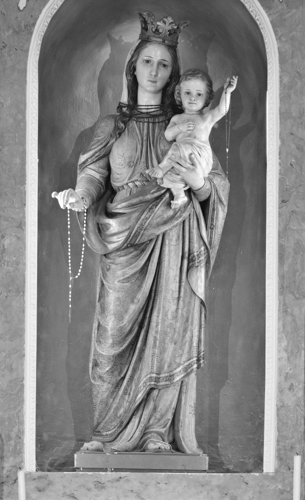 Madonna del Rosario (statua processionale) - manifattura Graziani (seconda metà sec. XIX)