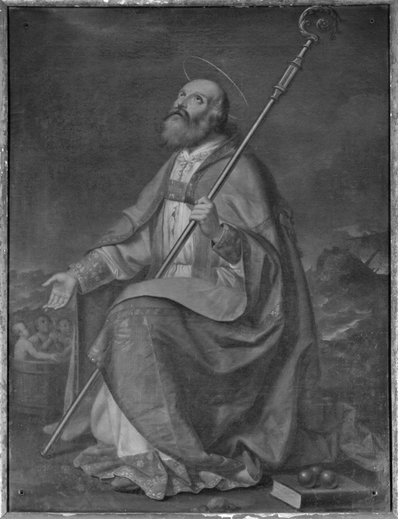 San Nicola da Bari (dipinto) - ambito emiliano-lombardo (sec. XVII)