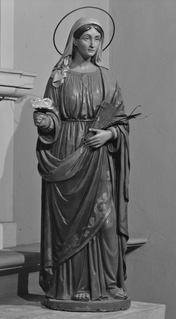 Santa Lucia (statua) - manifattura Italia settentrionale (primo quarto sec. XX)