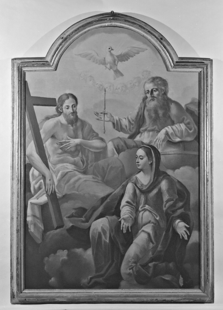 Trinità e la Madonna (dipinto) - ambito emiliano (sec. XIX)