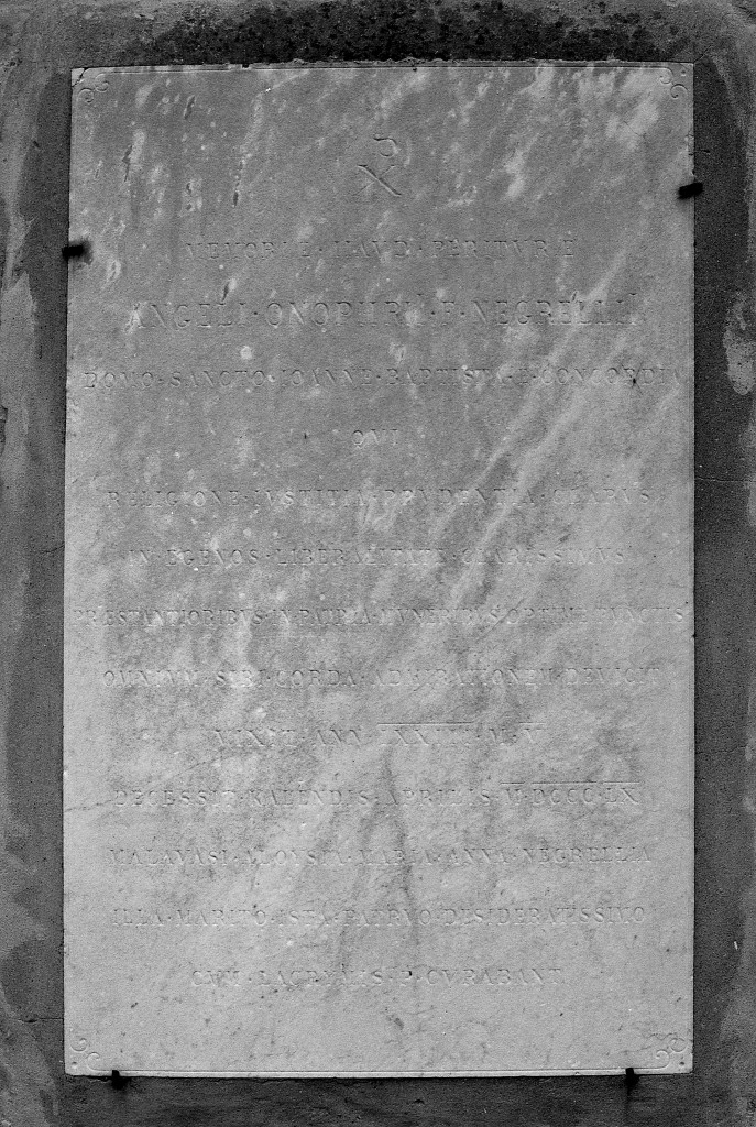 lapide - manifattura emiliana (sec. XIX)