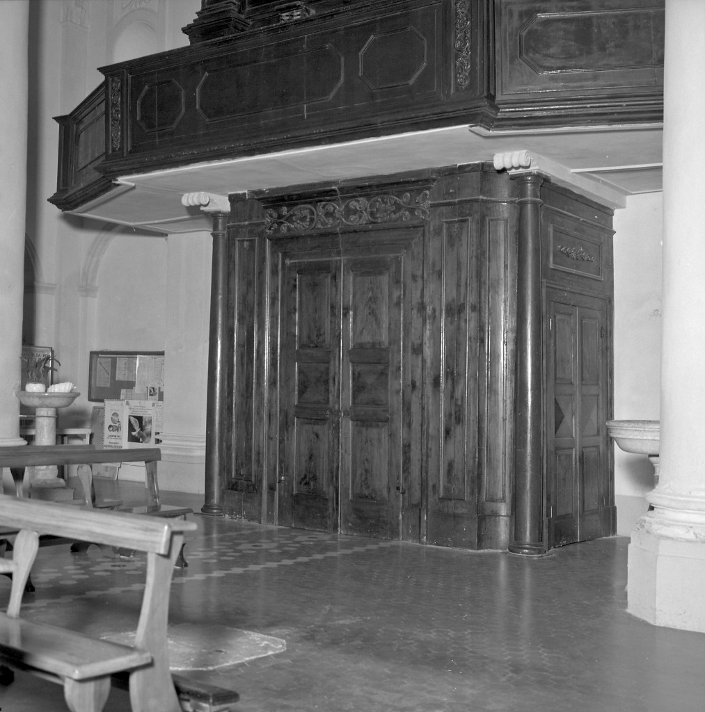 bussola d'ingresso - manifattura emiliana (seconda metà sec. XIX)