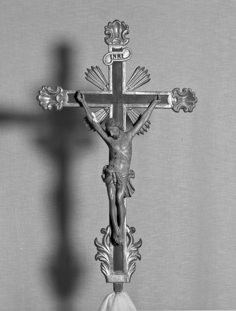 croce d'altare, frammento - manifattura emiliana (prima metà sec. XIX)