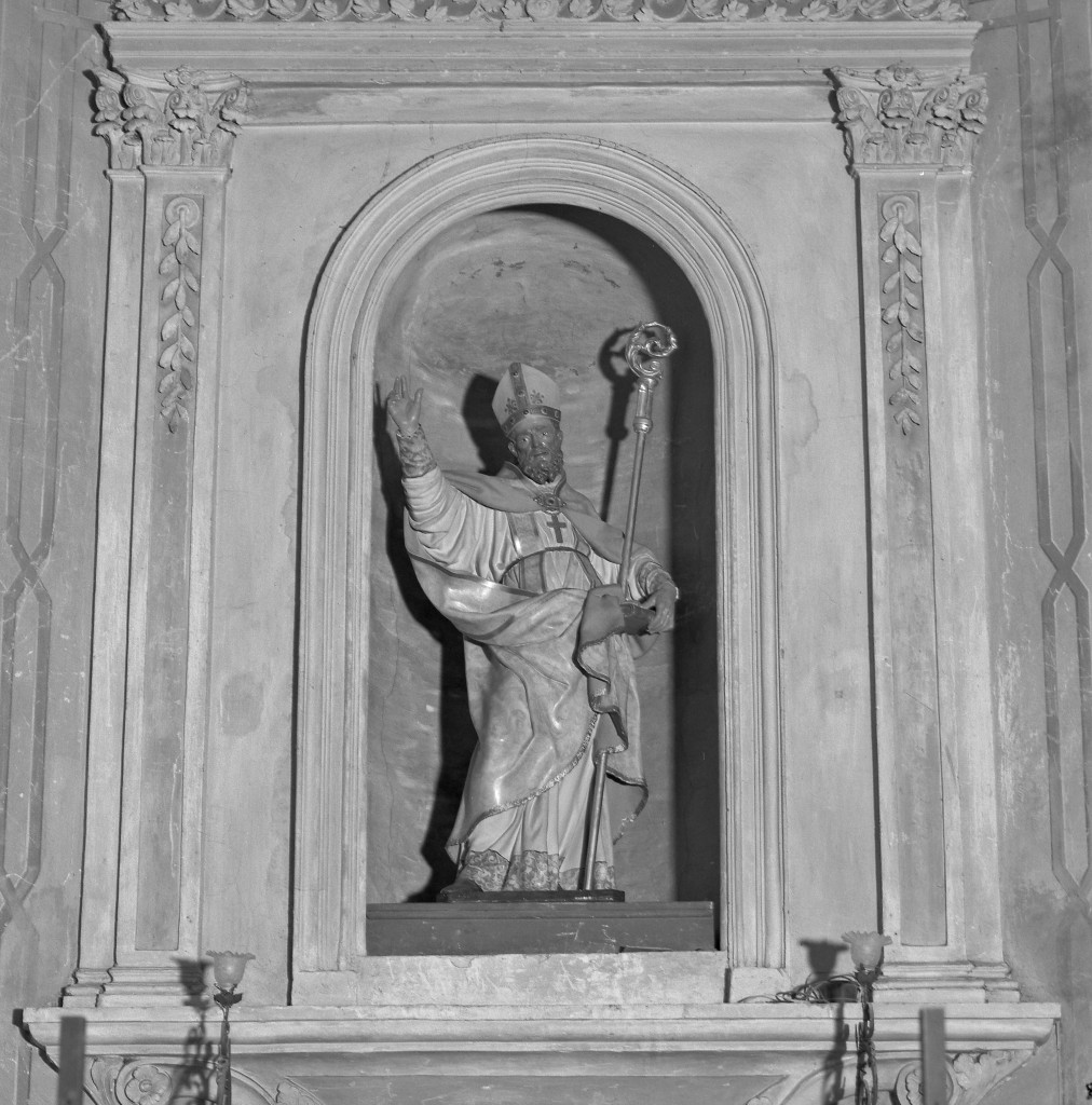 San Possidonio (statua) - manifattura emiliana (seconda metà sec. XIX)