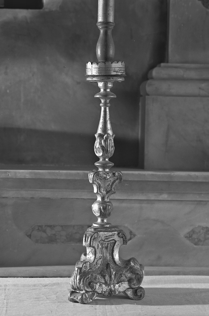 candeliere, serie - manifattura emiliana (seconda metà sec. XVIII)