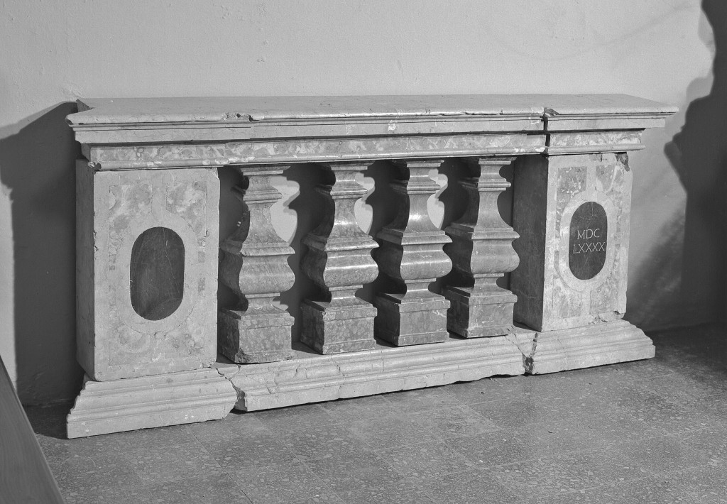 balaustrata - manifattura emiliana (sec. XVII)