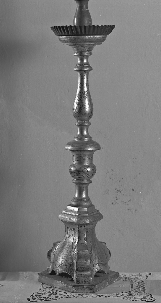 candeliere, serie - manifattura emiliana (prima metà sec. XIX)