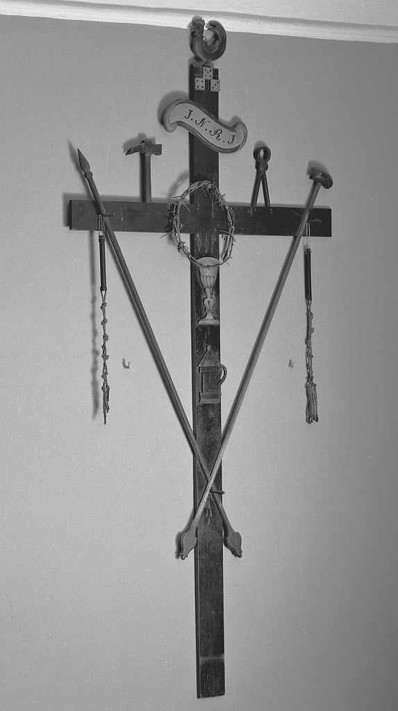 croce penitenziale - manifattura emiliana (prima metà sec. XIX)