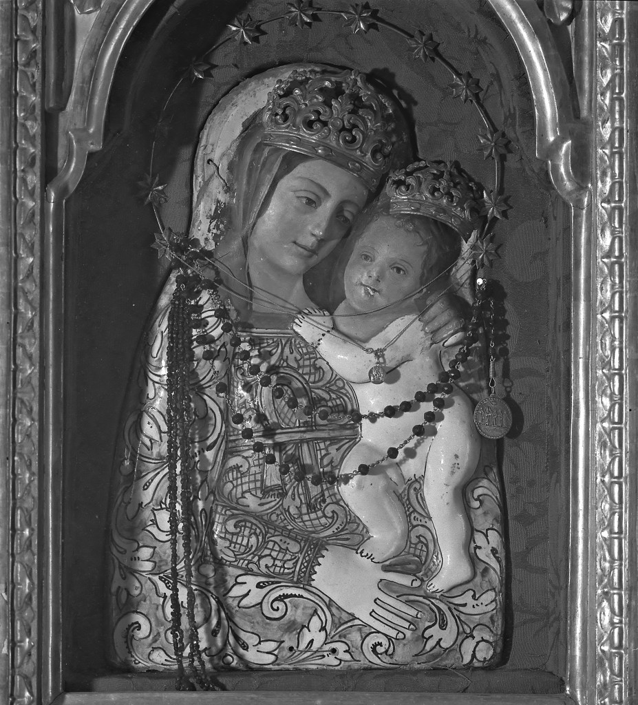 Madonna con Bambino (rilievo) - manifattura emiliana (sec. XVIII)
