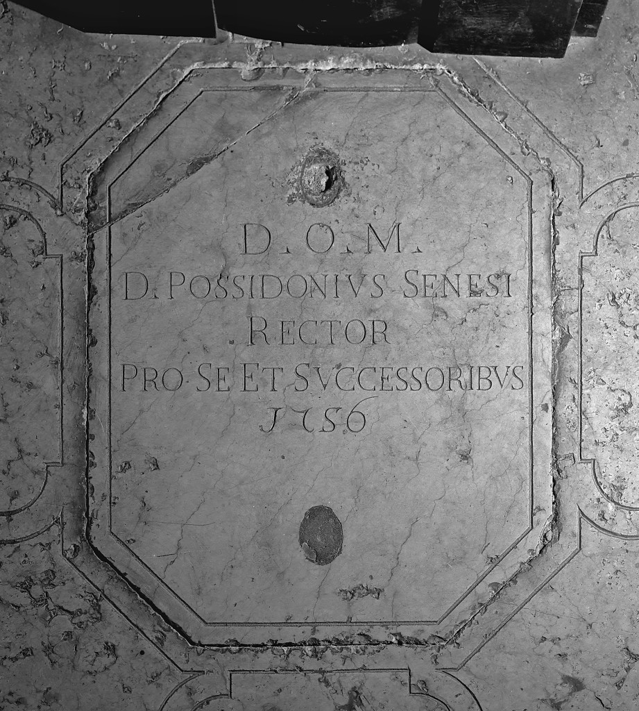 lapide tombale - manifattura modenese (sec. XVIII)