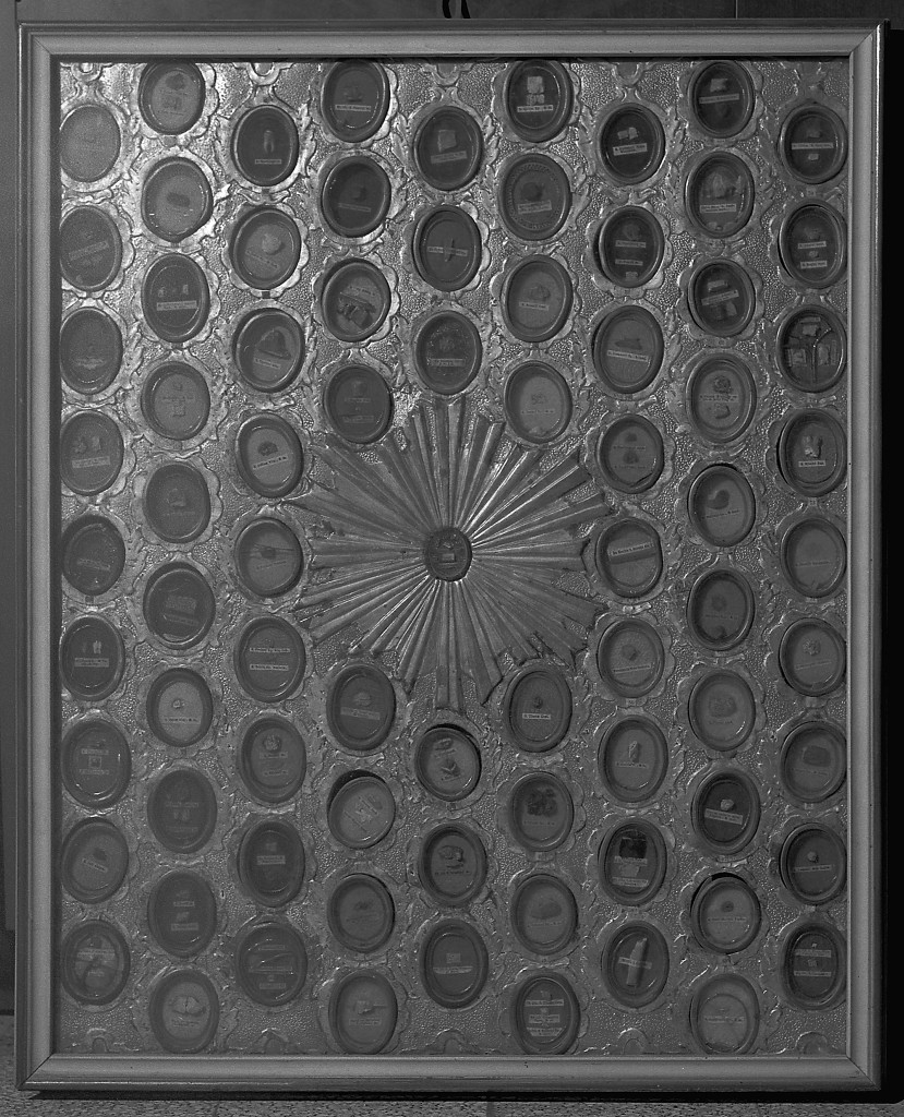 reliquiario - manifattura emiliana (primo quarto sec. XX)