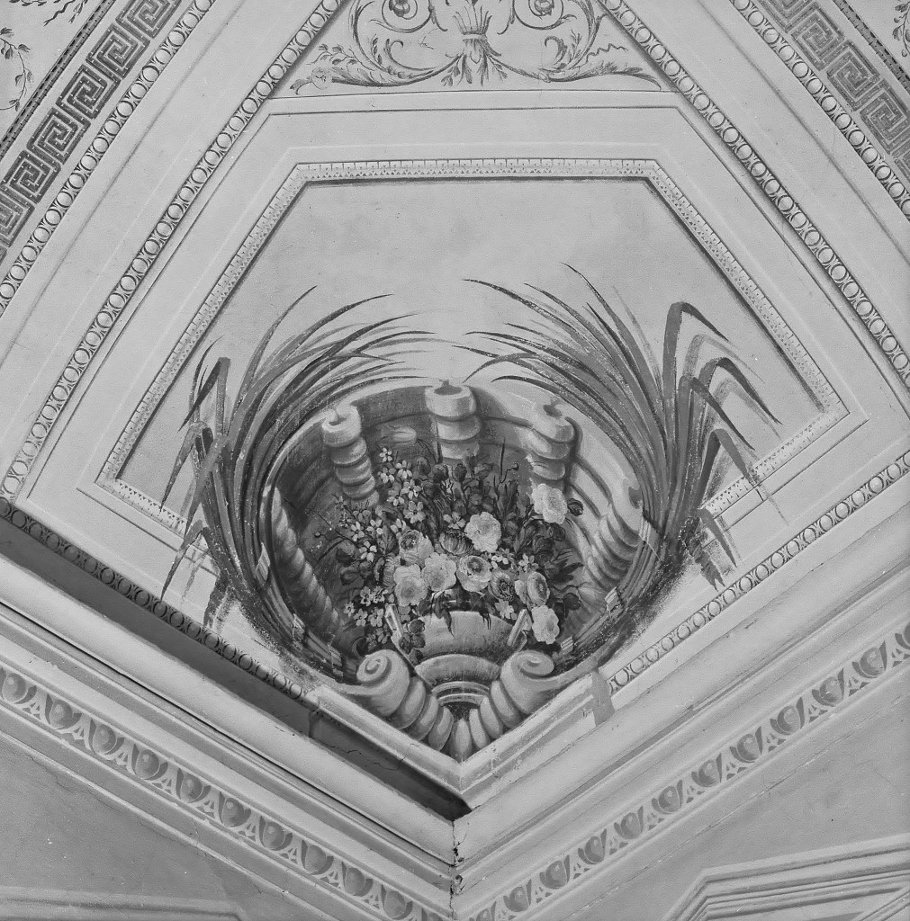 paesaggio con architetture (dipinto) di Puttini Giuseppe (sec. XVIII)