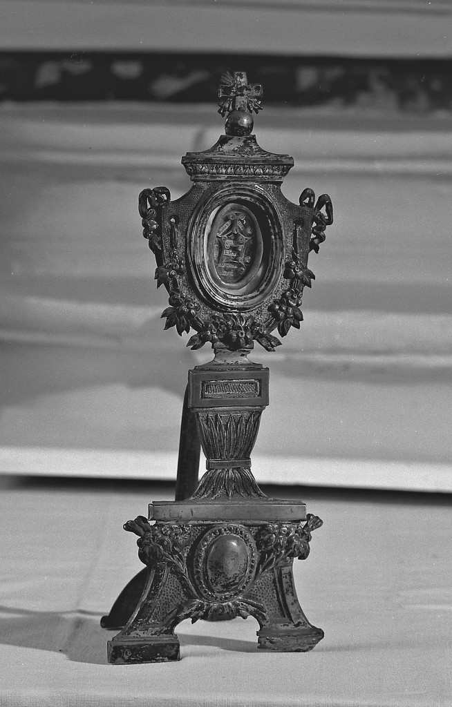 reliquiario - a ostensorio - manifattura emiliana (seconda metà sec. XVIII)