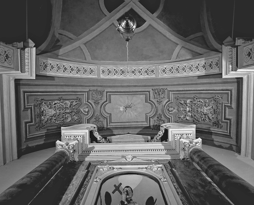 simboli di San Luigi Gonzaga (dipinto) di Lusardi Enrico (sec. XIX)