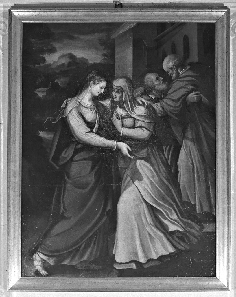 visitazione (dipinto) - ambito emiliano (fine sec. XVII)