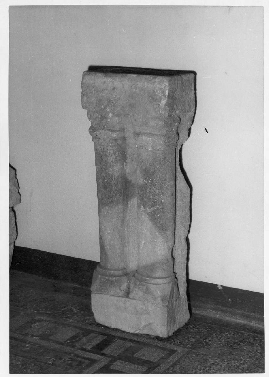 colonnina binata - ambito emiliano (sec. XII)