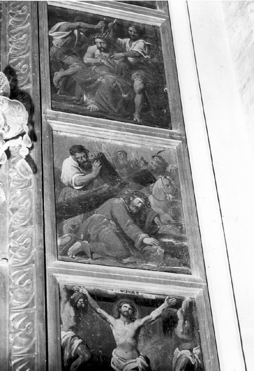 misteri del rosario (dipinto, insieme) di Manzini Luigi (sec. XIX)