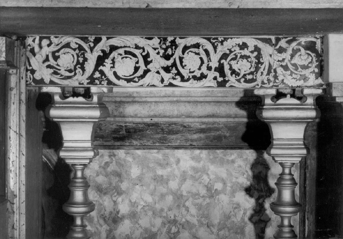 gradino d'altare - manifattura carpigiana (metà sec. XVII)