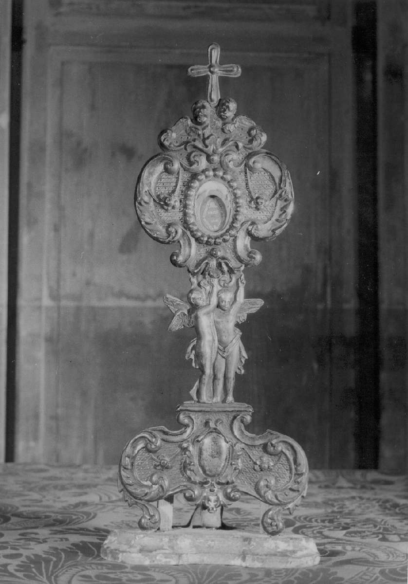 reliquiario - a ostensorio - manifattura emiliana (metà sec. XVIII)